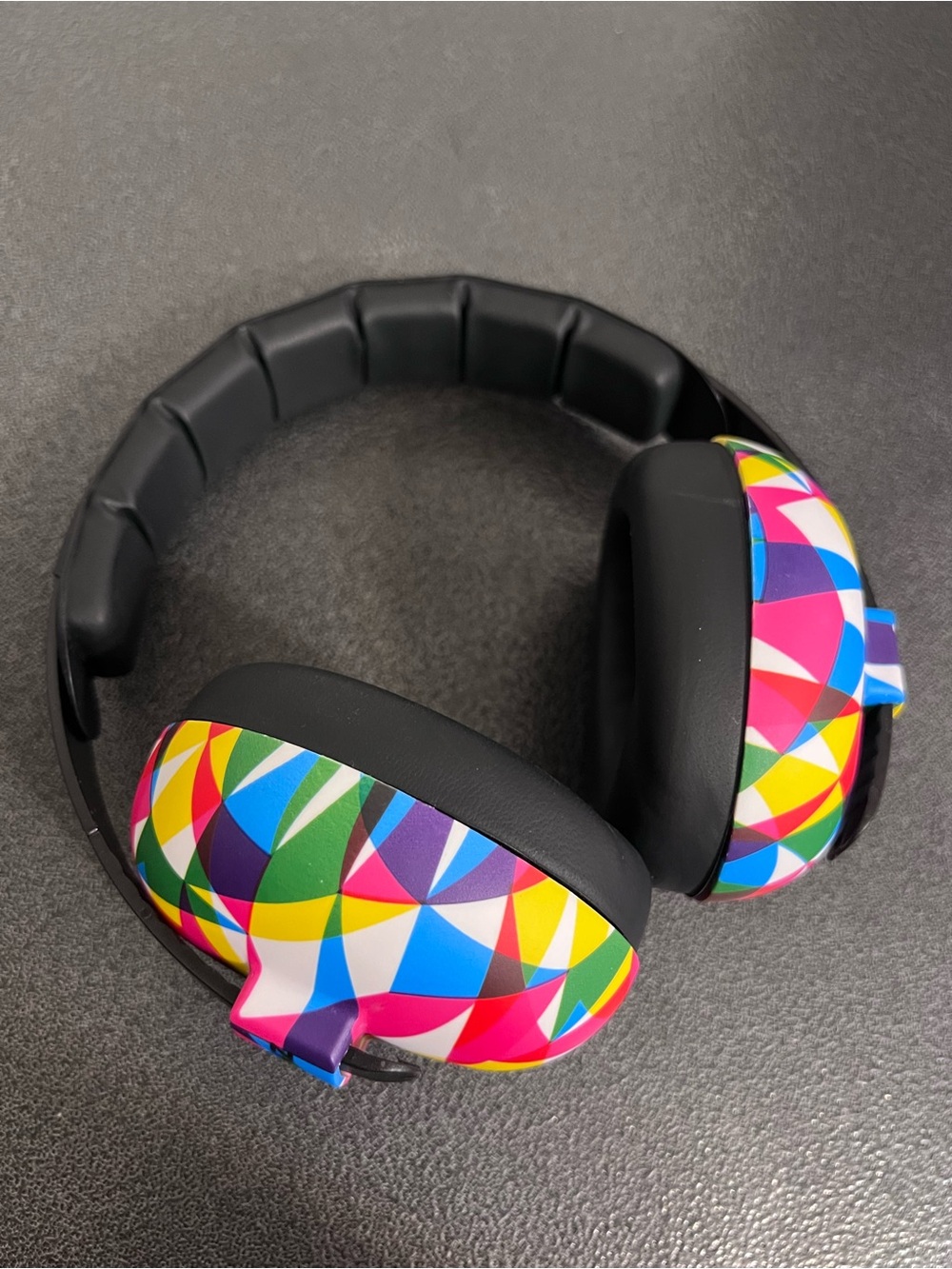 BANZ Kids Hearing Protection Earmuffs Rainbow Prism